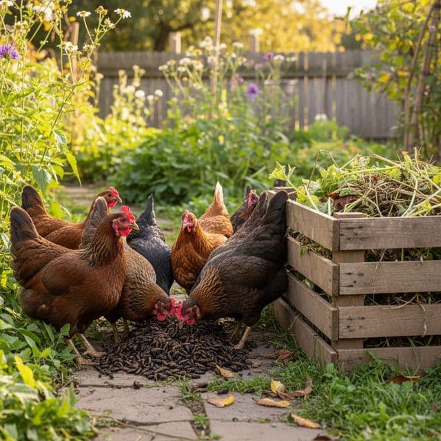 Black Soldier Fly Larvae for Chickens: DIY Feed and Bins
