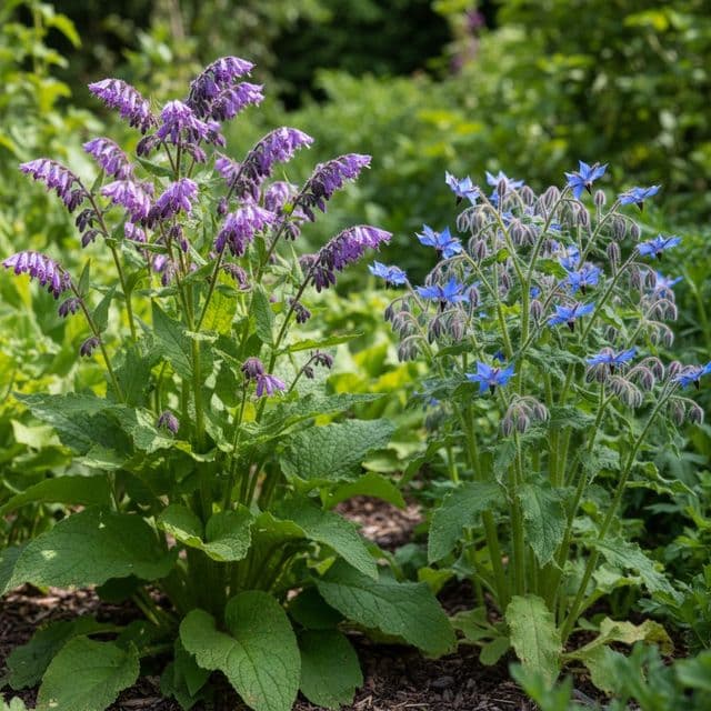 Comfrey vs Borage: Differences, Uses, and Garden Roles