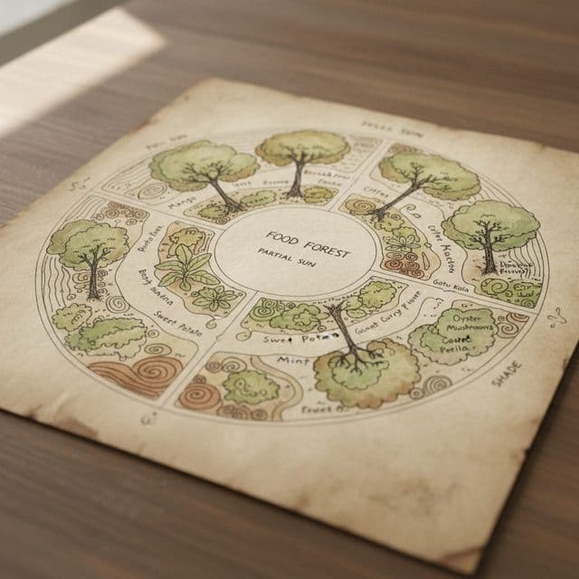 Food Forest Design: Layout, Spacing, and Succession Plans