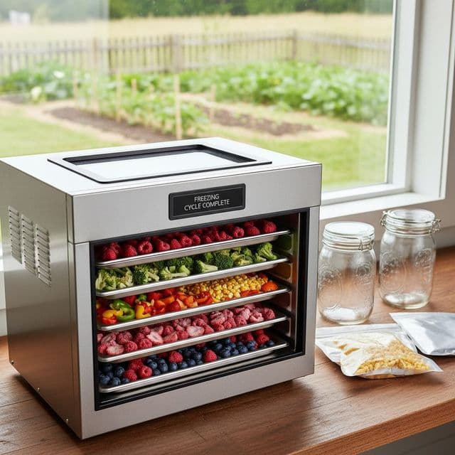 Freeze Drying Food at Home: Machine Setup, Process and Storage