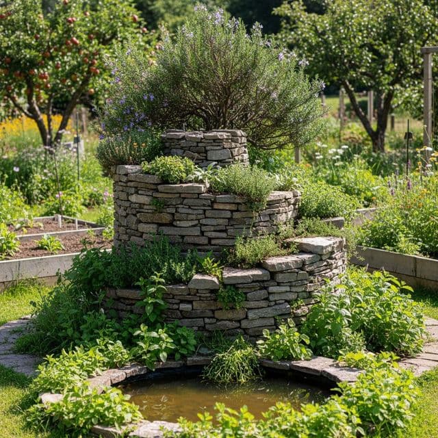 Herb Spiral: How to Design and Build a Permaculture Bed