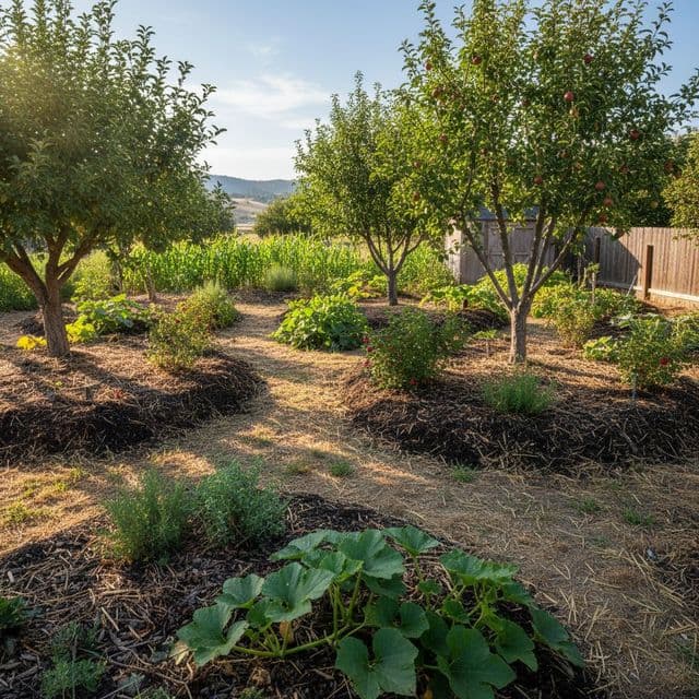 Mulch Basins for Greywater in USDA Zone 8 Gardens