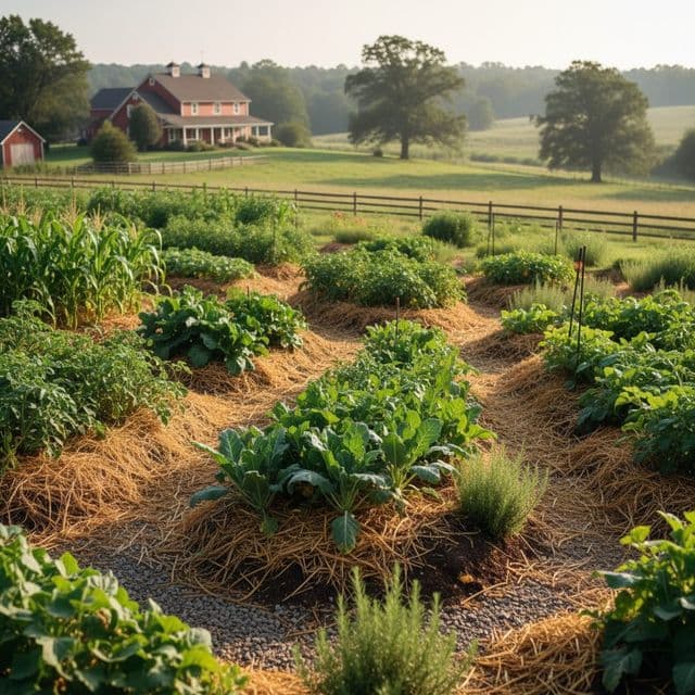 Organic Mulches: Straw, Wood Chips, Leaves for Pest Control in Zone 6