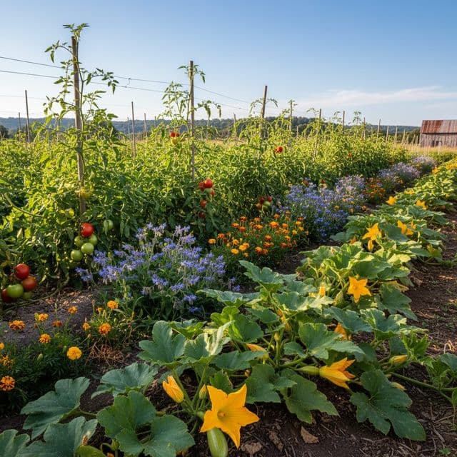 Boost Tomato Fruit Set: Companion Planting for Pollinators