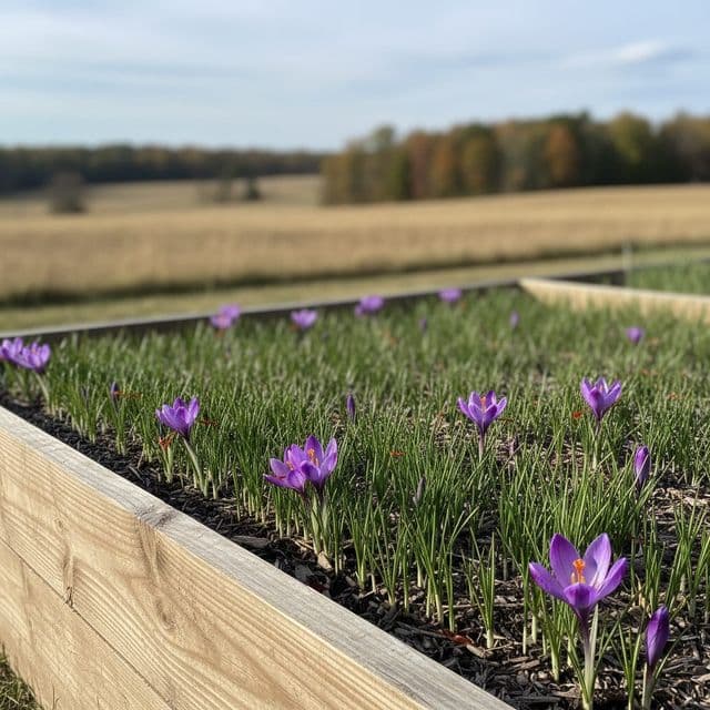 Growing Saffron in US Zone 6: Overwintering & Multiplying Corms