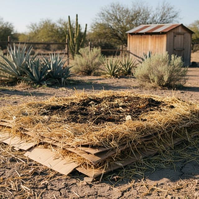 Sheet Mulching: 30% Water Savings & Drought Resilience for Arid US
