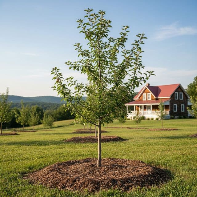 Staking fruit trees: when & how in USDA Zone 6