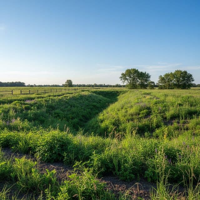 Swale Design for Mosquito Prevention in USDA Zones 6-9