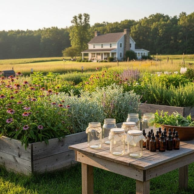 Potent herbal tinctures: garden to apothecary in USDA Zone 6