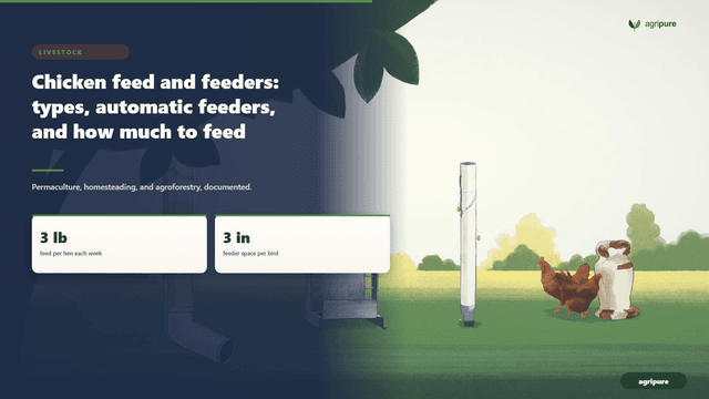 Chicken feed and feeders: types, automatic feeders, and how much to feed