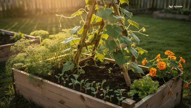 Companion plants for cucumbers: trellis-friendly partners and what to avoid