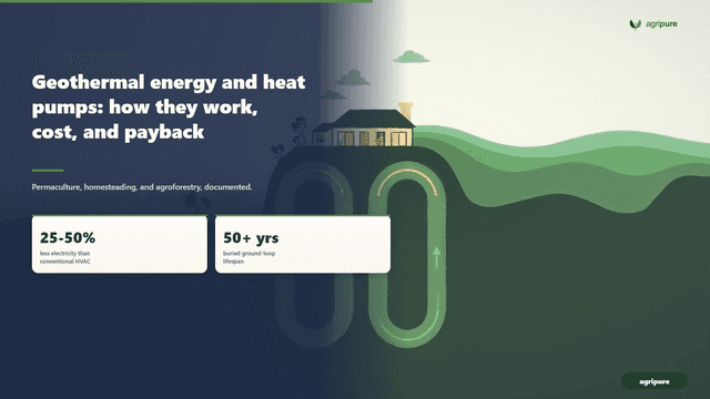 Geothermal energy and heat pumps: how they work, cost, and payback