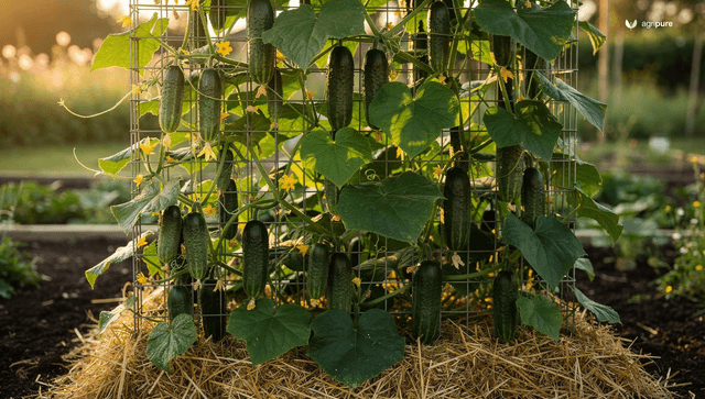 How to grow cucumbers: trellised, prolific, and bitter-free