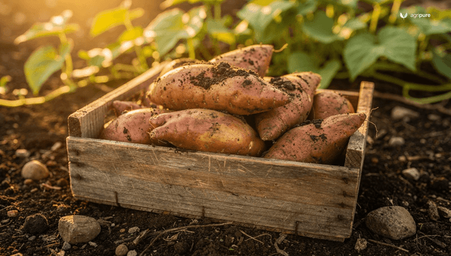 How to grow sweet potatoes from slips