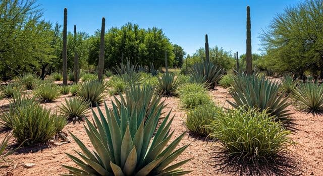 Arid Southwest food forest: low-water plant selection (Zones 6-9)