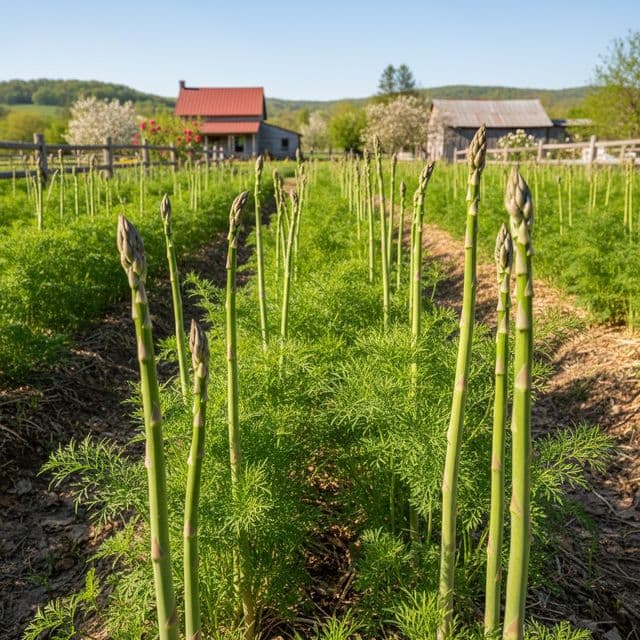 Growing Asparagus Crowns for 20-Year Harvest in USDA Zones 4-9