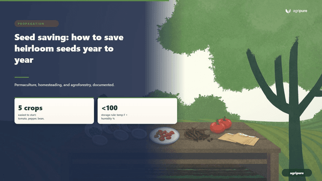 Seed saving: how to save heirloom seeds year to year