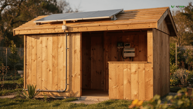 Solar power for a shed: a practical sizing and wiring guide