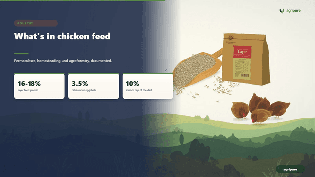 What’s in chicken feed