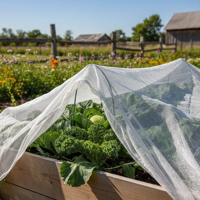 Cabbage Worm & Looper Control: Bt, Row Covers, Sanitation