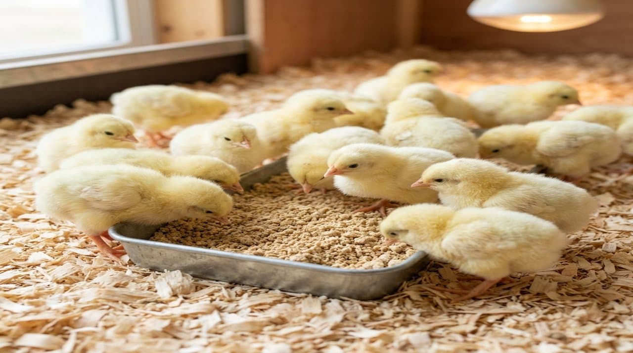 Chick starter feed: what to feed baby chicks and for how long