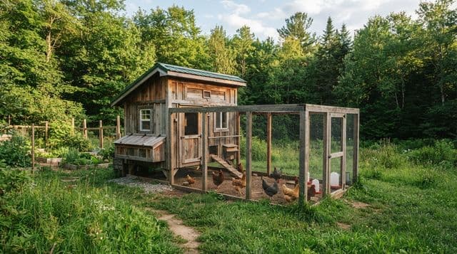 Chicken coop guide: sizing for 10 hens, materials, and keeping rats out