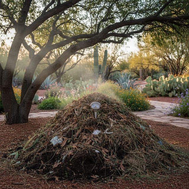Desert Composting: Moisture & Shade for USDA Zones 8-10