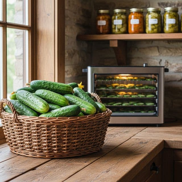 Managing cucumber glut: preservation methods for Zone 5
