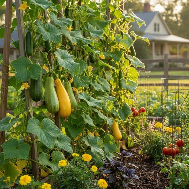 Boost Cucumber & Zucchini Yields: Feed, Trellis, Harvest (Zones 4-11)