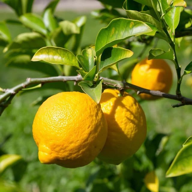 Eureka lemon (Citrus limon cv. Eureka)