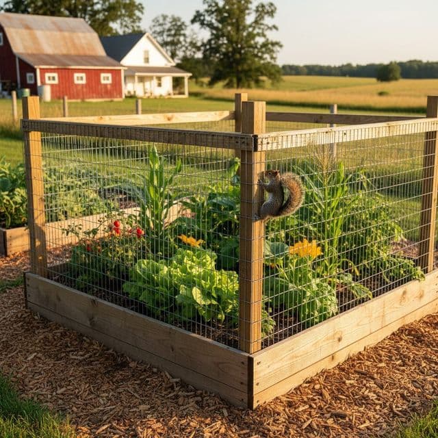 Deterring Squirrels & Chipmunks: Raised Beds & Bird Feeders (Zone 6)