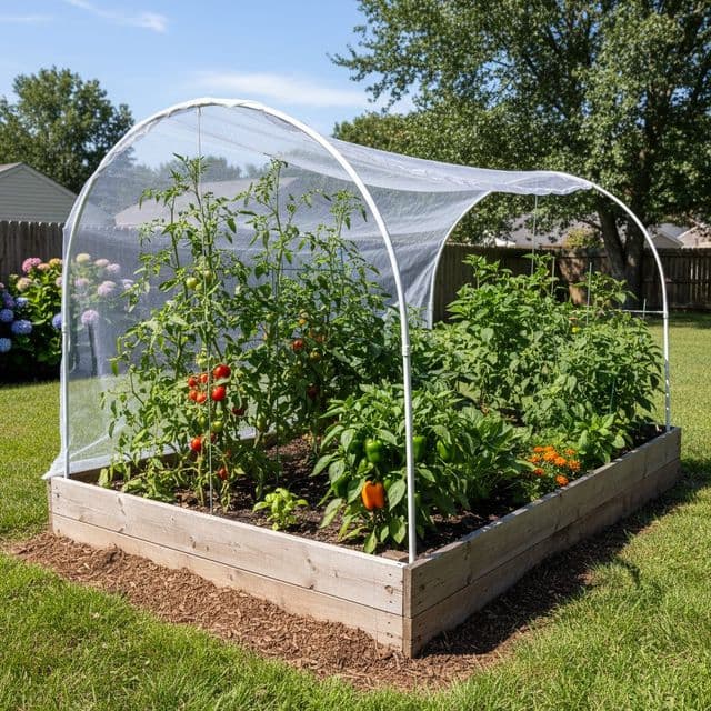 DIY Shade for USDA Zone 7: Protect Crops from 100°F Heat