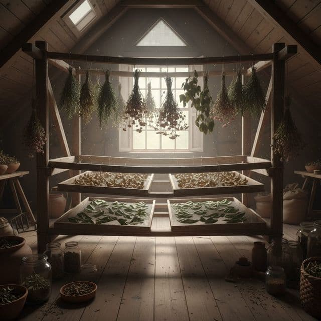Drying herbs: preserve aroma & color from your Zone 6 garden