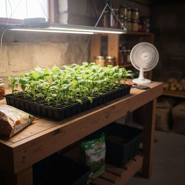 Indoor Seedling Care: Airflow, Light & Watering for Success