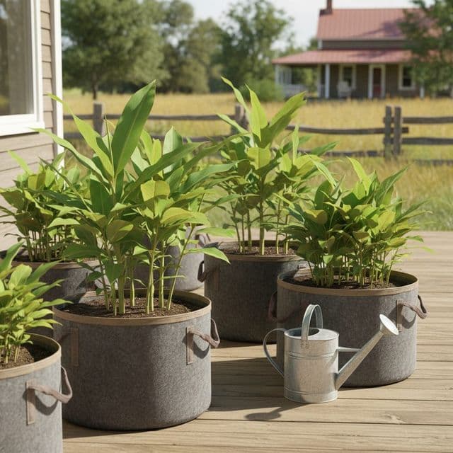 Container Growing Ginger & Turmeric in Any US Zone