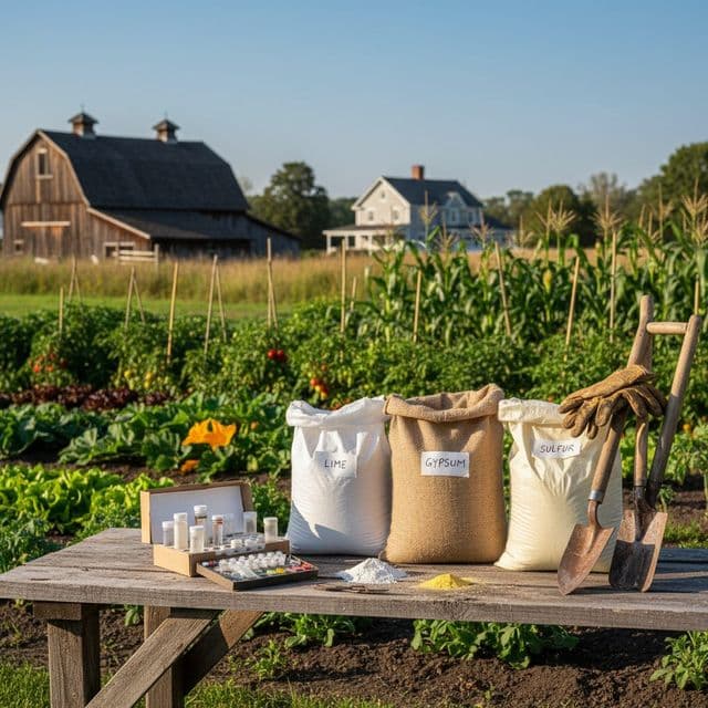 Soil pH & Structure: Gypsum, Lime, Sulfur for Zone 6 Yields