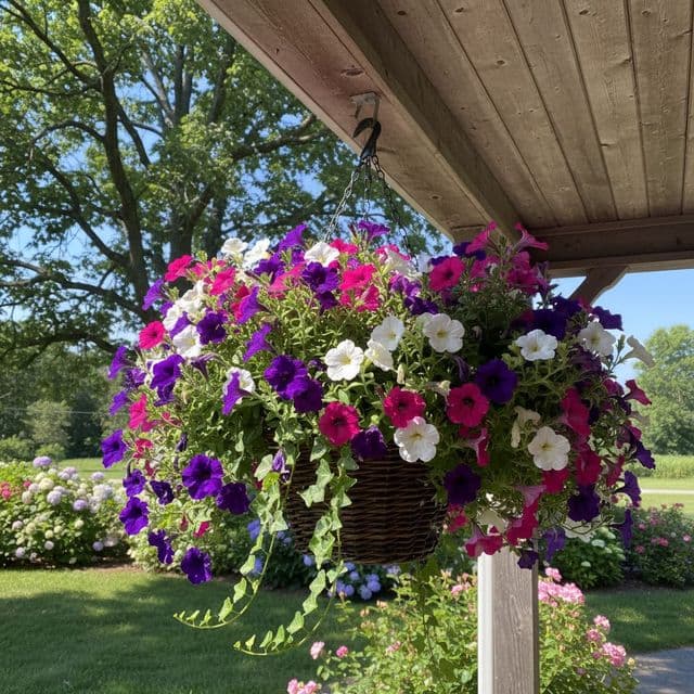 Keep Hanging Baskets Hydrated: USDA Zone 7 & Hot Climates