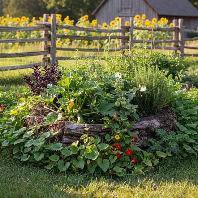Hugelkultur Mounds: Reduce Garden Irrigation by 50%