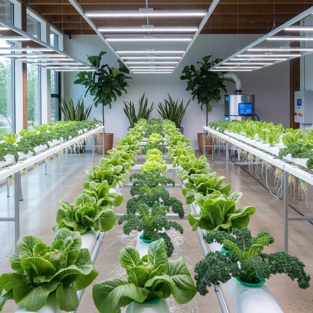Grow lettuce & greens indoors year-round: hydroponics in Zone 5