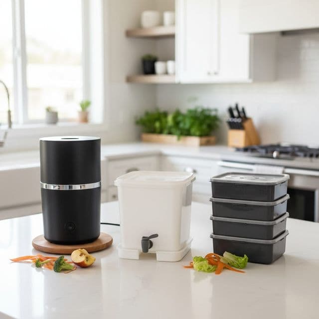 Indoor Composting: Bokashi, Vermicomposting & Electric Systems