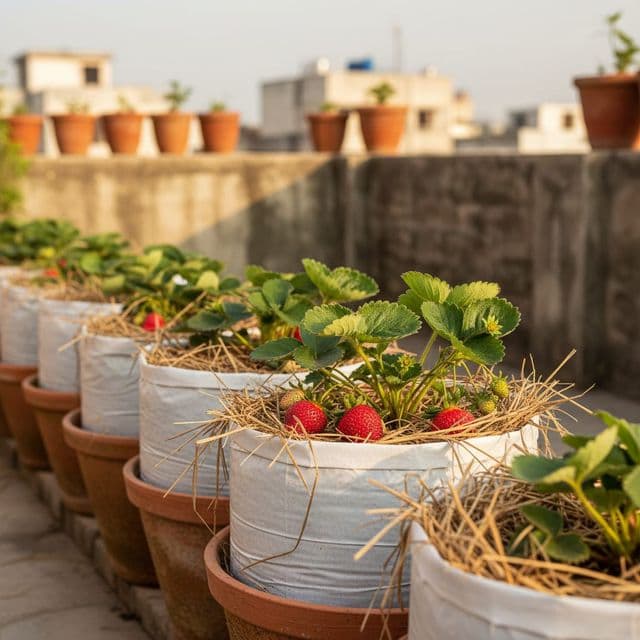 How to Grow Strawberry in India: Winter Terrace Guide