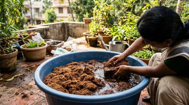 How to Use Cocopeat for Plants: Indian Terrace Guide