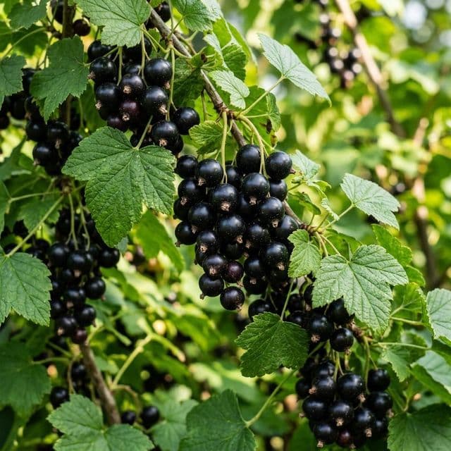 Black currant (Ribes nigrum)