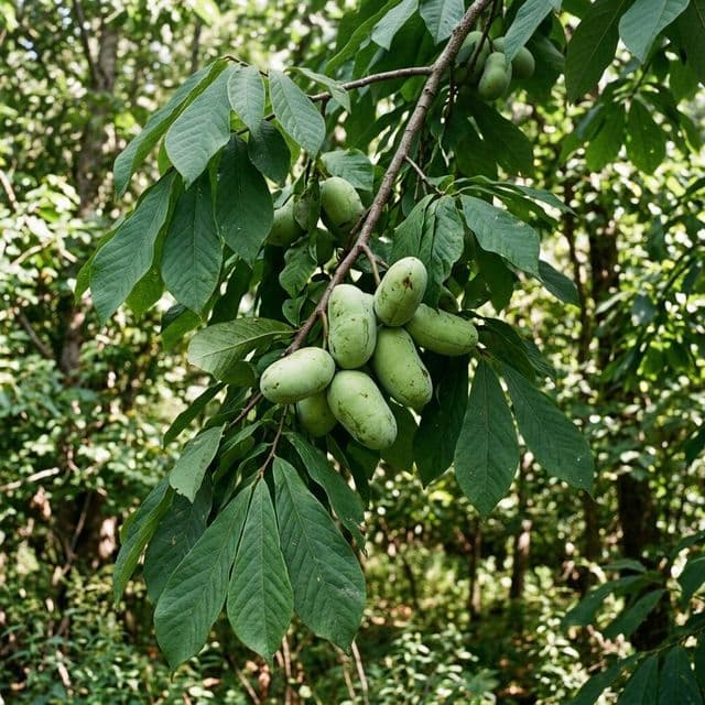 Pawpaw tree (Asimina triloba)