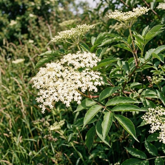 Black elderberry (Sambucus nigra)