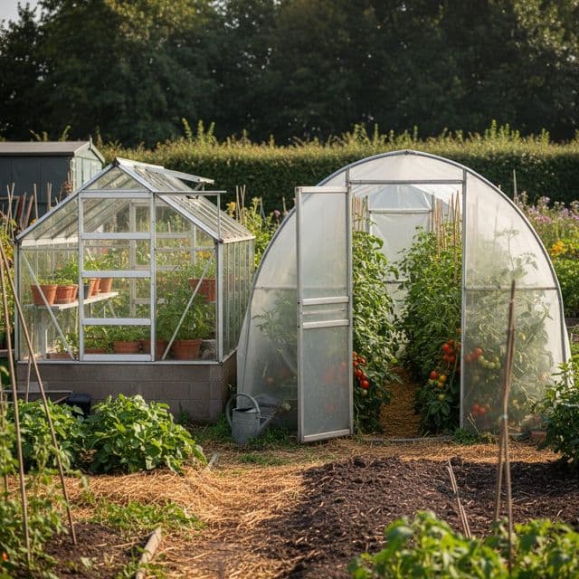 Polytunnel vs Greenhouse: Choosing for UK Allotments