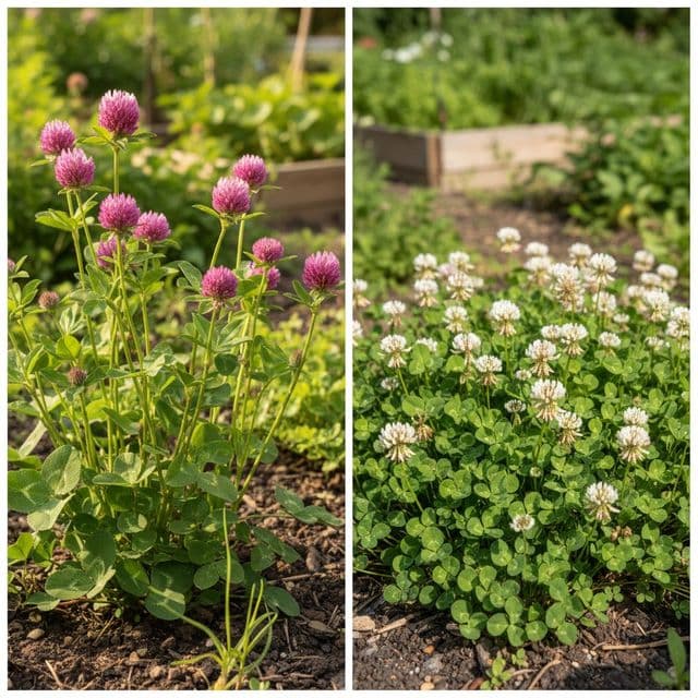 Red Clover vs White Clover: Living Mulch and Cover Crops