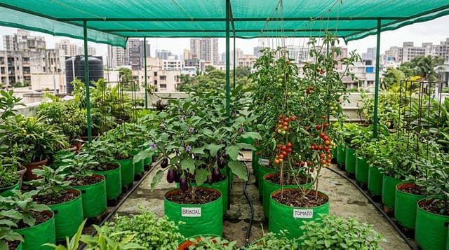 Terrace Garden Design in India: Layout and Setup Ideas