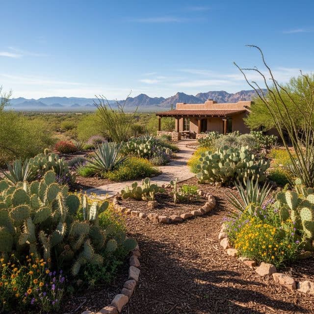 Desert Gardens: Monsoon, Sunken & Waffle Beds for Water