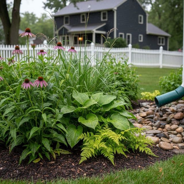 Native Rain Gardens: Stormwater Reduction & Water Saving